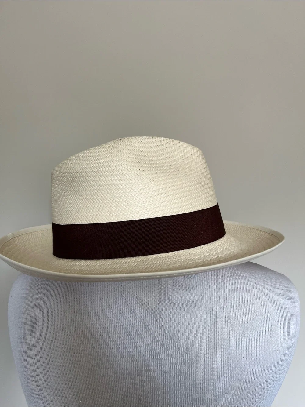 R. Dorfzaun Republica del Cacao Straw Fedora Hat Size 55